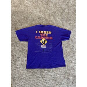 Vintage Grand Canyon Tee Shirt Mens XL Purple Hiking Single Stitch National Park